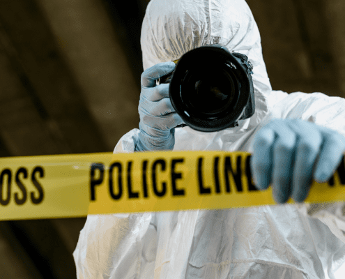 professional trauma cleaner and crime scene