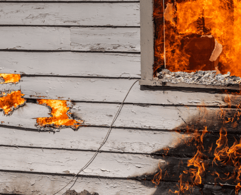 smoke and fire damage restoration featured, fire damage cleanup