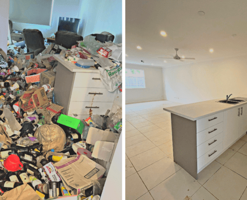 Before and After Hoarding Cleaning by Martijn van Lith